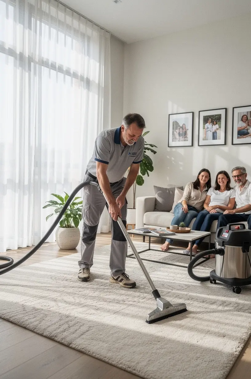 Diagram of common carpet damage types and solutions